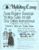 Holiday Camp Flyer 1976