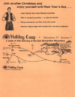 Holiday Camp Flyer 1979-1