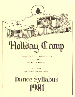 Holiday Camp Syllabus 1981
