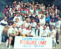 Southern California Folklore Camp campers photograph
