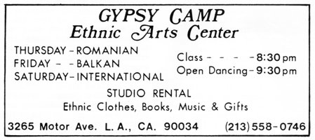 Gypsy Camp 2 Ad