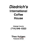 Diedrich's International Coffee House