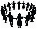 Folk Dancers Silhouette 02