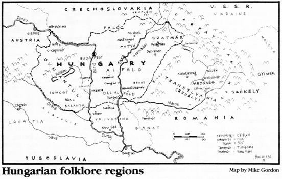 Map of Hungary by Mike Gordon