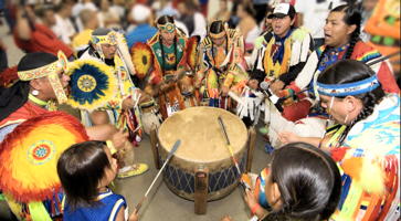 Pow Wow drummers