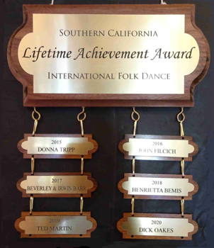 Southern California Lifetime Achievement Award 2020